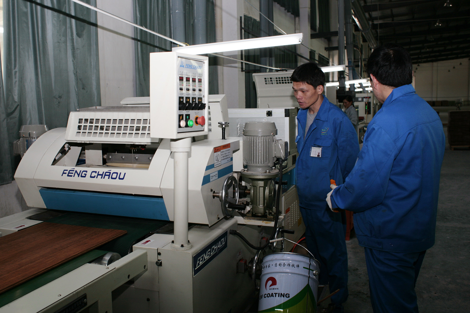 竹纖維地板（戶外板）成品車(chē)間